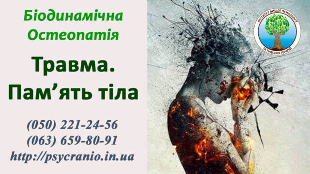 Робота з травмою. Пам’ять тіла Робота з травмою. Пам’ять тіла