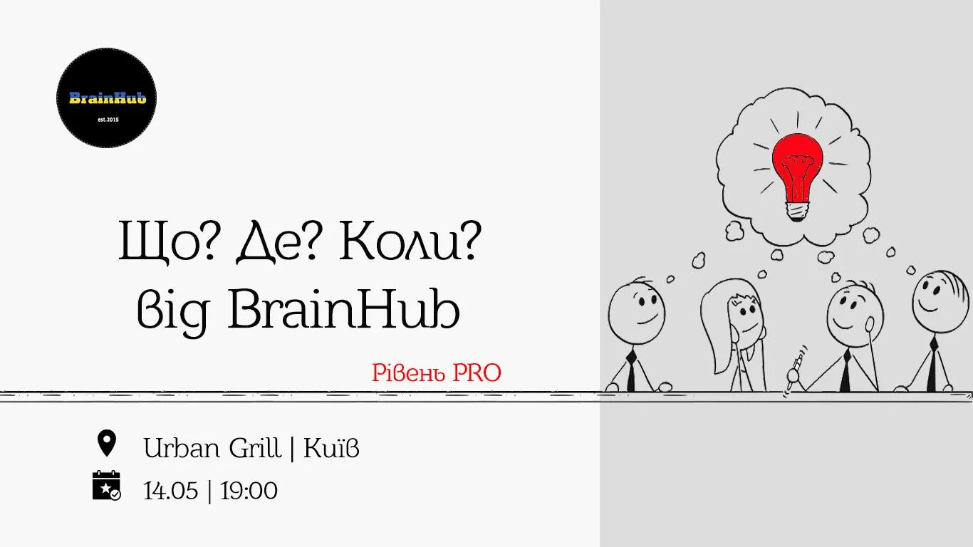 Що? Де? Коли? від BrainHub: Рівень PRO Що? Де? Коли? від BrainHub: Рівень PRO